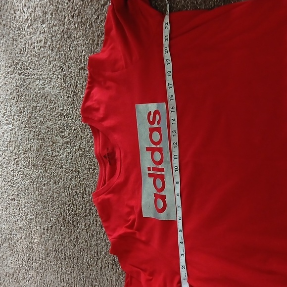 Adidas mens red amplifier tee shirt size XL - Picture 7 of 10